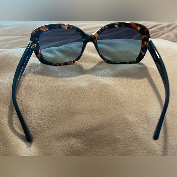 Coach 2x Posh Party Host Pick EUC Sunglasses Teal Confetti HC8159F - Picture 11 of 13